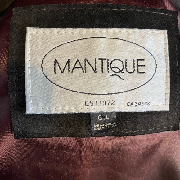 Mantique Brown Leather Jacket - Picture 4 of 13